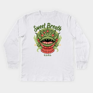 Sweet Breath Monster Kids Long Sleeve T-Shirt